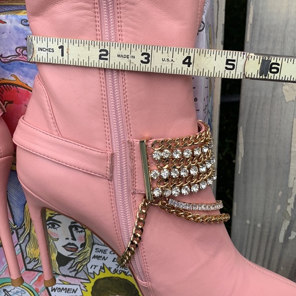 Thigh high boots JEFFREY CAMPBELL pink - Picture 11 of 16